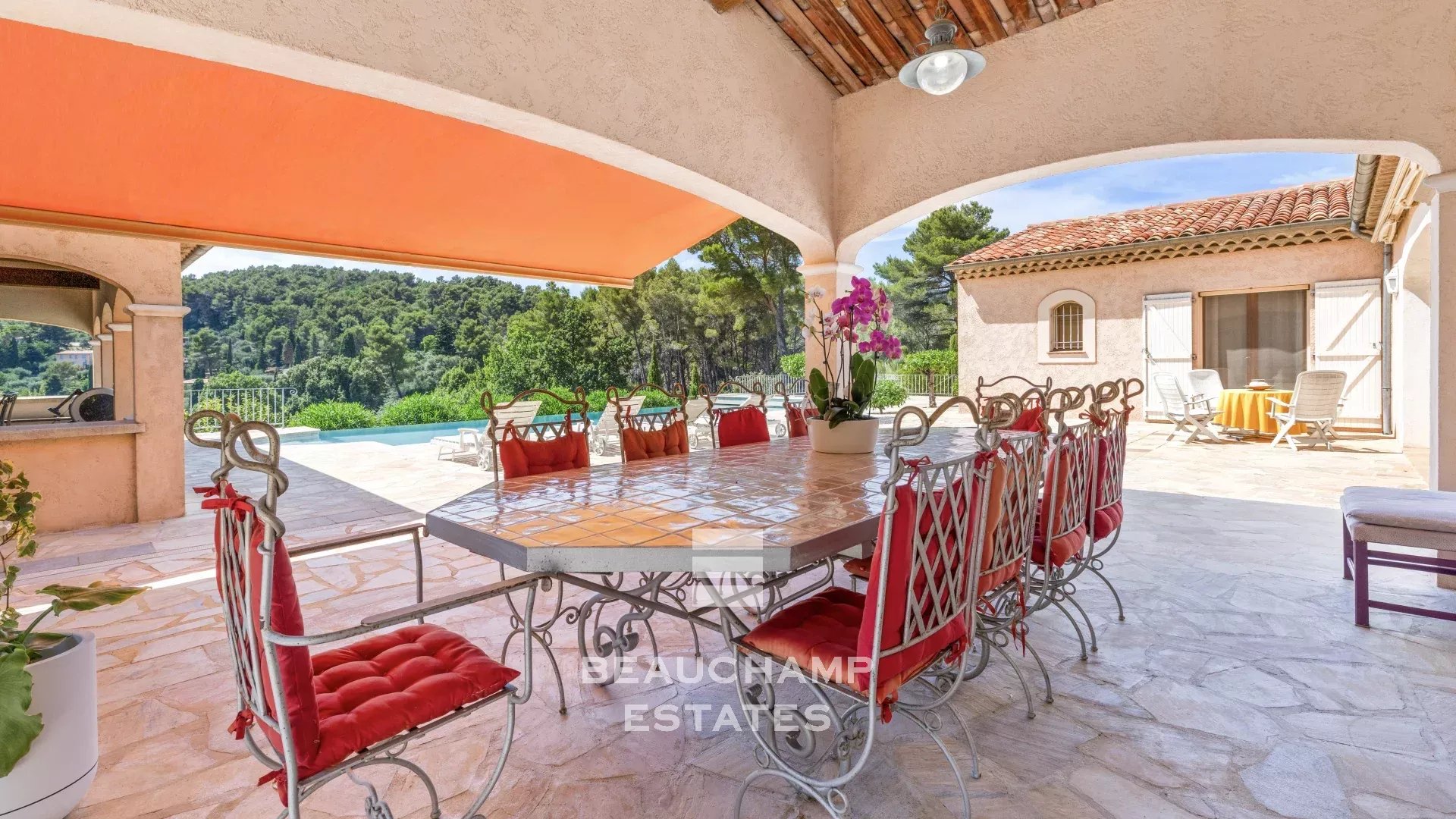 Villa plain-pied de 4 chambres avec vue panoramique - Cabris