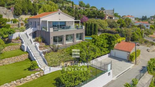 Exclusivité - Villa moderne 5 chambres avec vue mer panoramique - Golfe Juan