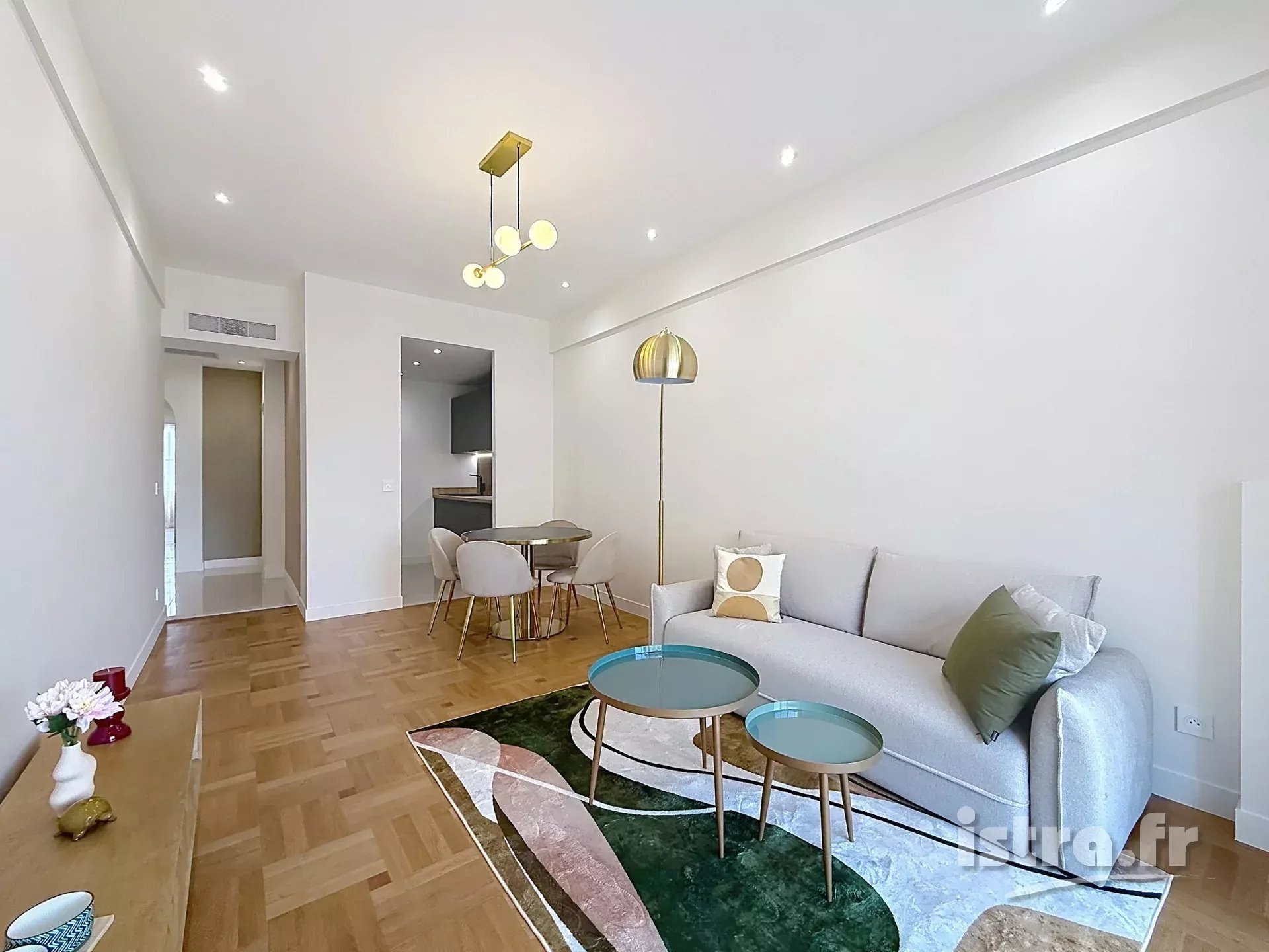 Nice Gambetta / Musiciens, 3 pièces rénové avec balcons