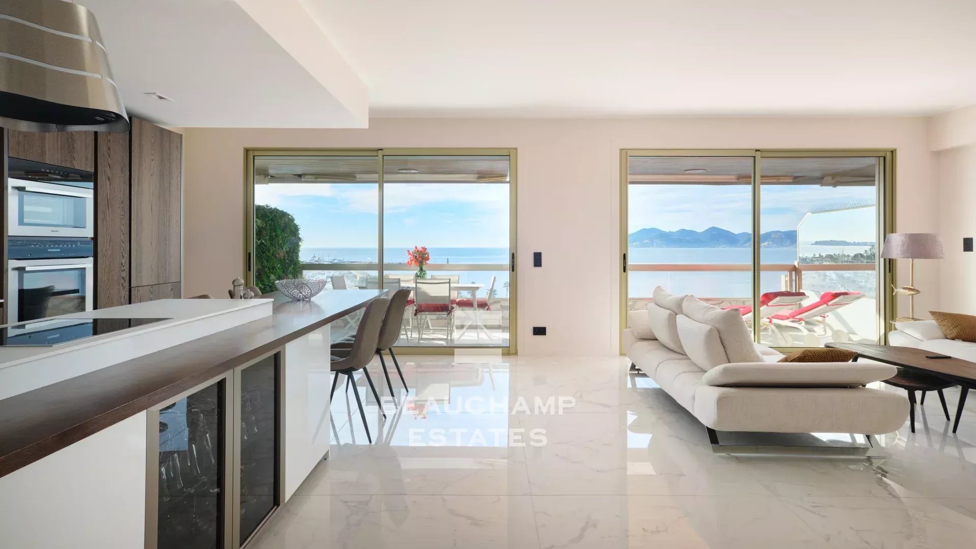 Cannes croisette - appartement avec vue mer panoramique