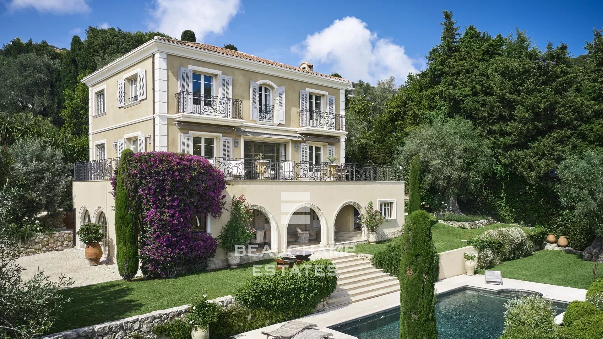 Propriété avec vue mer panoramique - 6 chambres - Cannes Californie