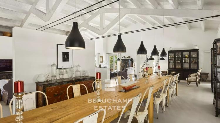 Propriété provençale en pierre 5 chambres avec vue mer - Grasse
