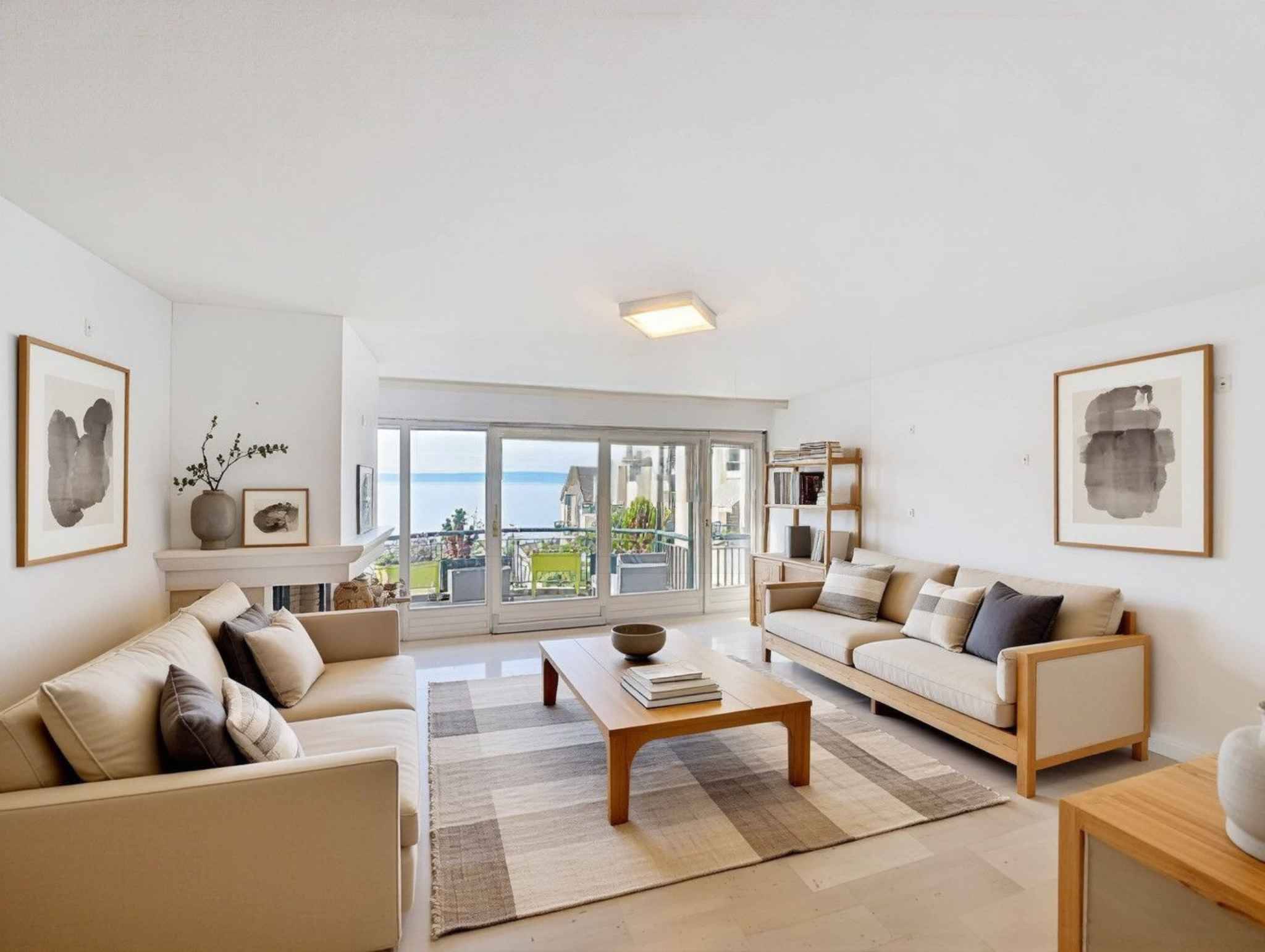 Grand duplex de 3.5 pièces avec vue imprenable sur le lac et les montagnes