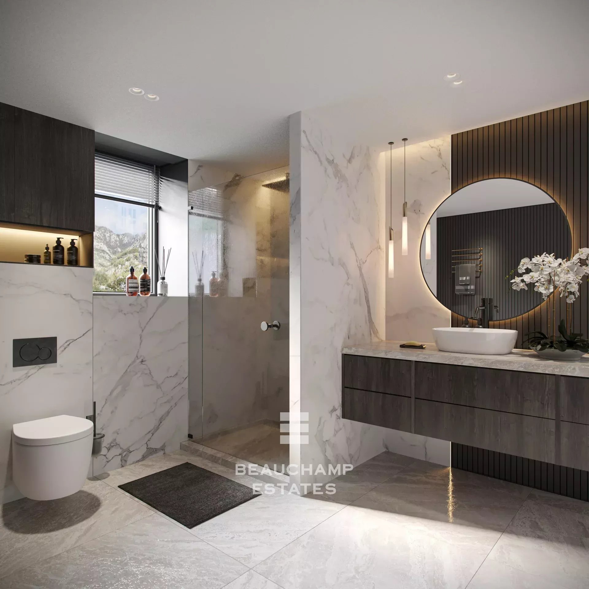 Penthouse 6 chambres avec vue mer panoramique - Beausoleil