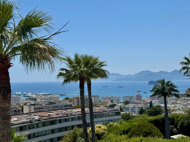 CANNES BASSE CALIFORNIE - DERNIER ETAGE - TERRASSE - VUE MER PANORAMIQUE