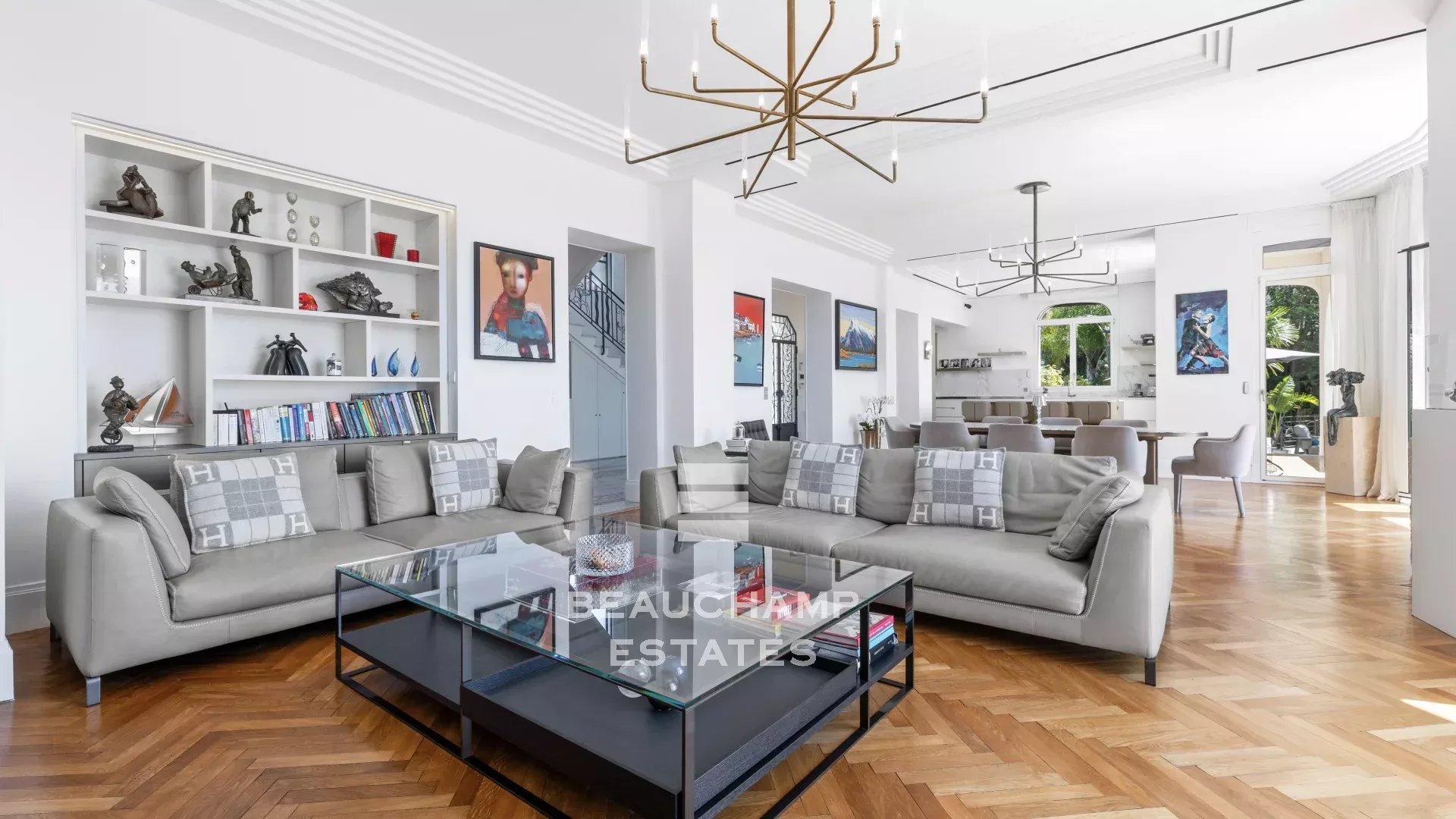 Villa 7 chambres Belle Époque avec vue mer  - Cannes Basse Californie