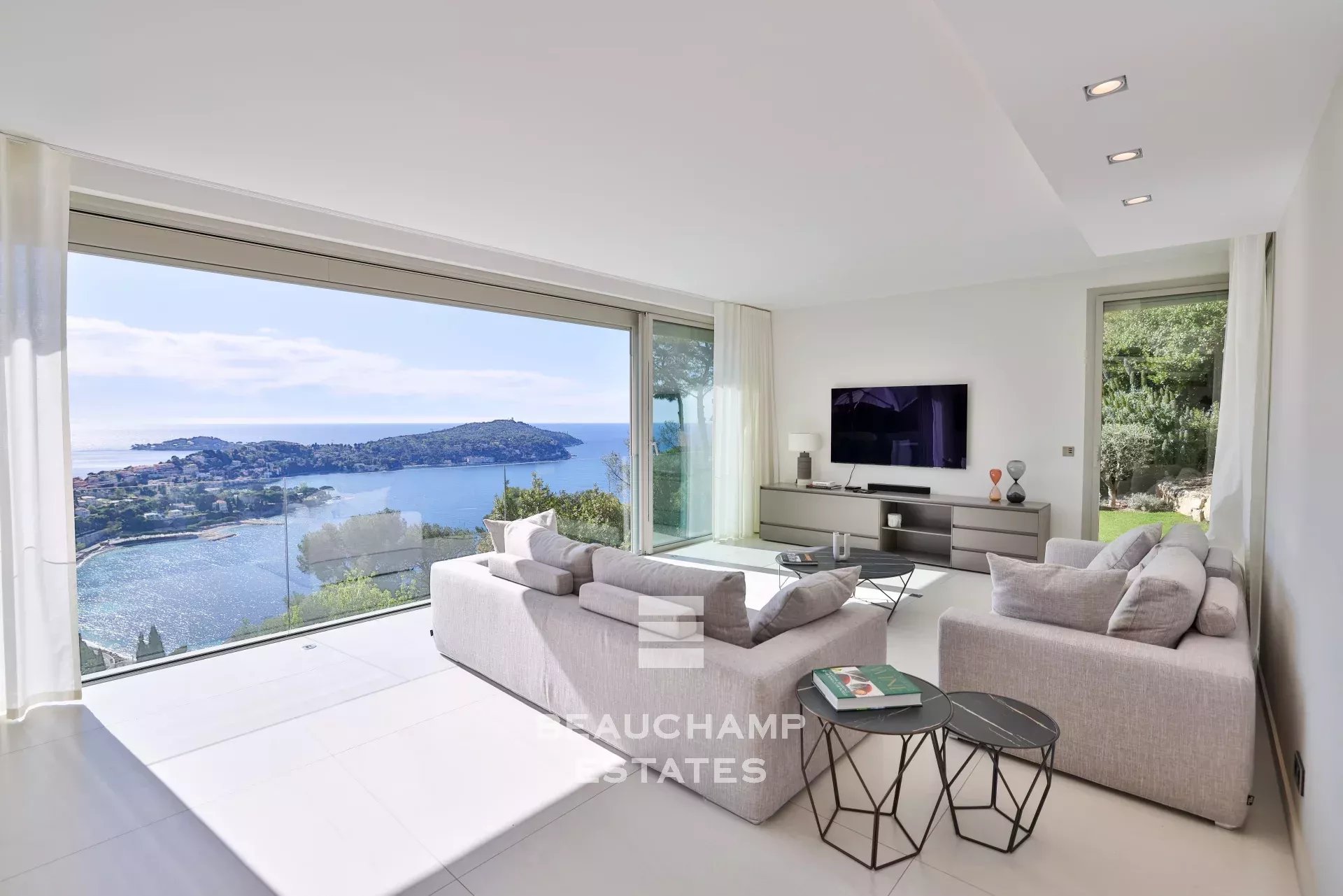 Villa contemporaine 5 chambres avec vue mer panoramique - Villefranche-sur-mer