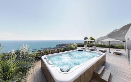 Penthouse 6 chambres avec vue mer panoramique - Beausoleil