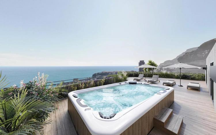 Penthouse 6 chambres avec vue mer panoramique - Beausoleil