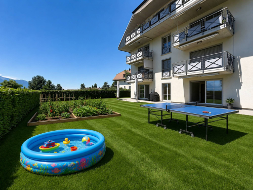 Spacieux appartement de 5.5 pièces avec terrasse et grand jardin