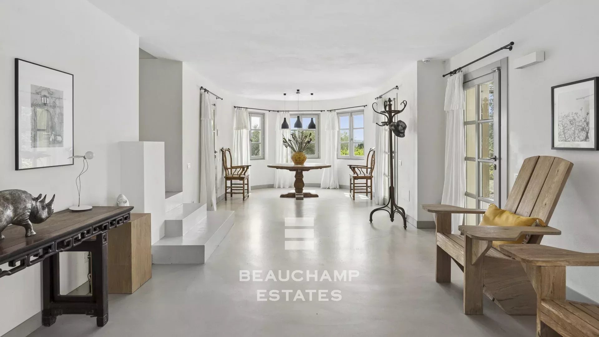 Propriété provençale en pierre 5 chambres avec vue mer - Grasse