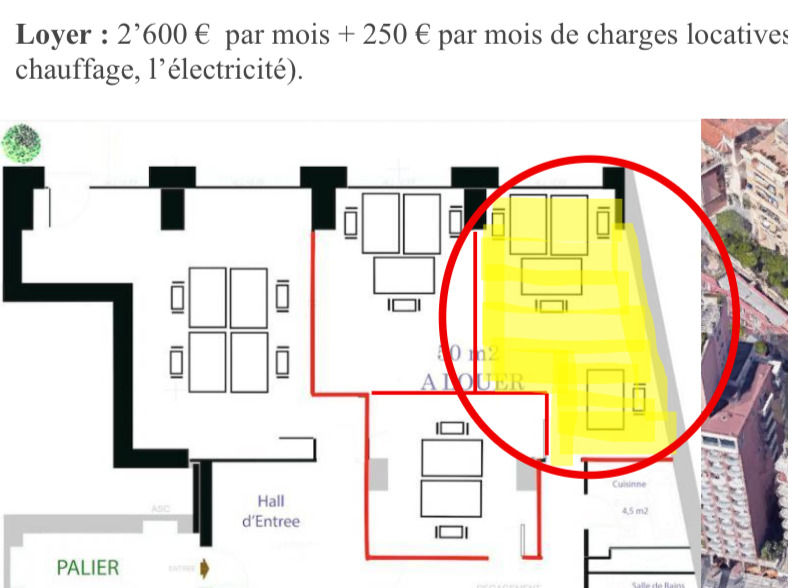 GRANDE PIECE  POUR 3 PERSONNES