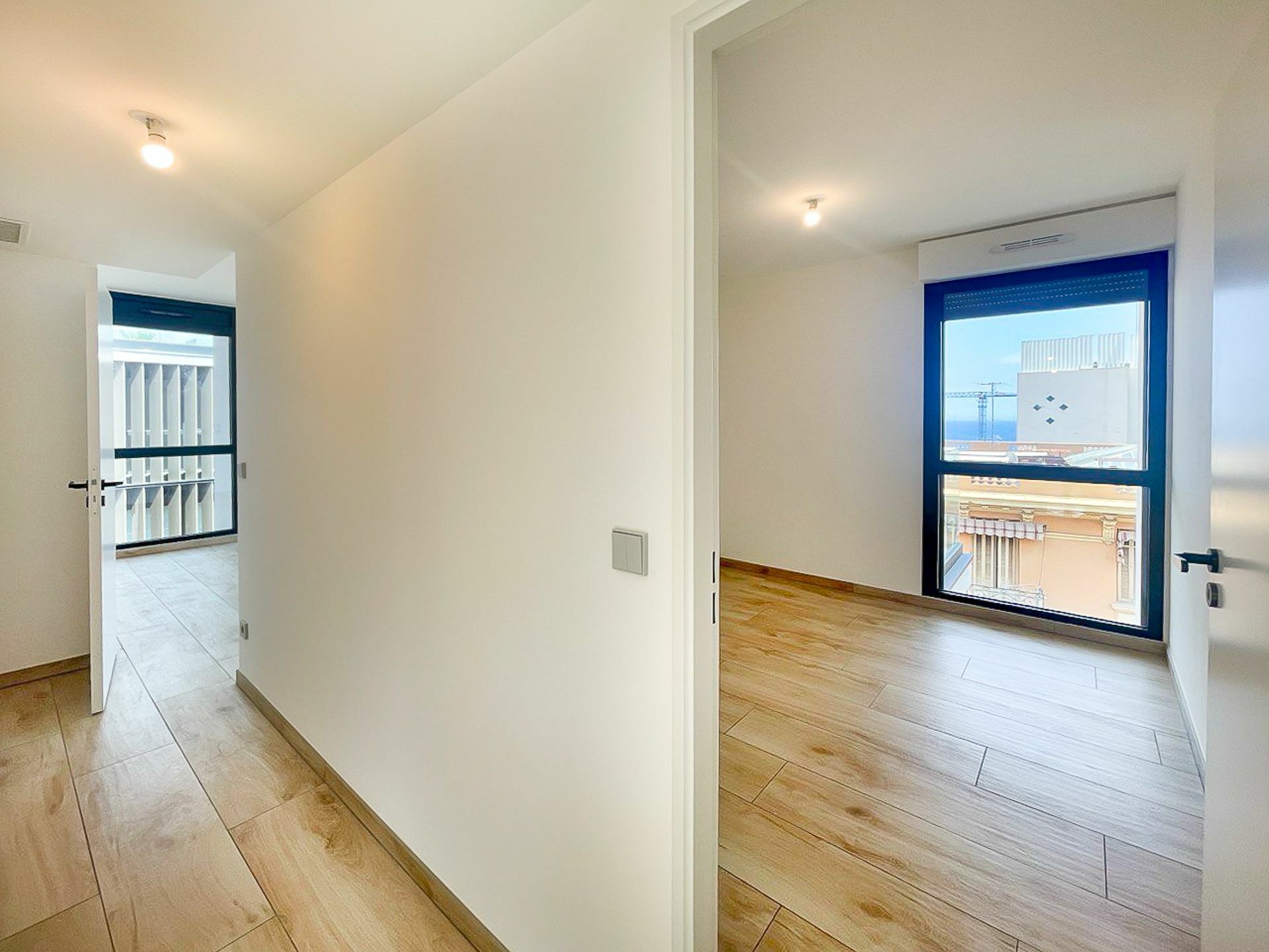 Appartement vue mer dans la prestigieuse résidence Olympe à Beausoleil, à la frontière de Monaco