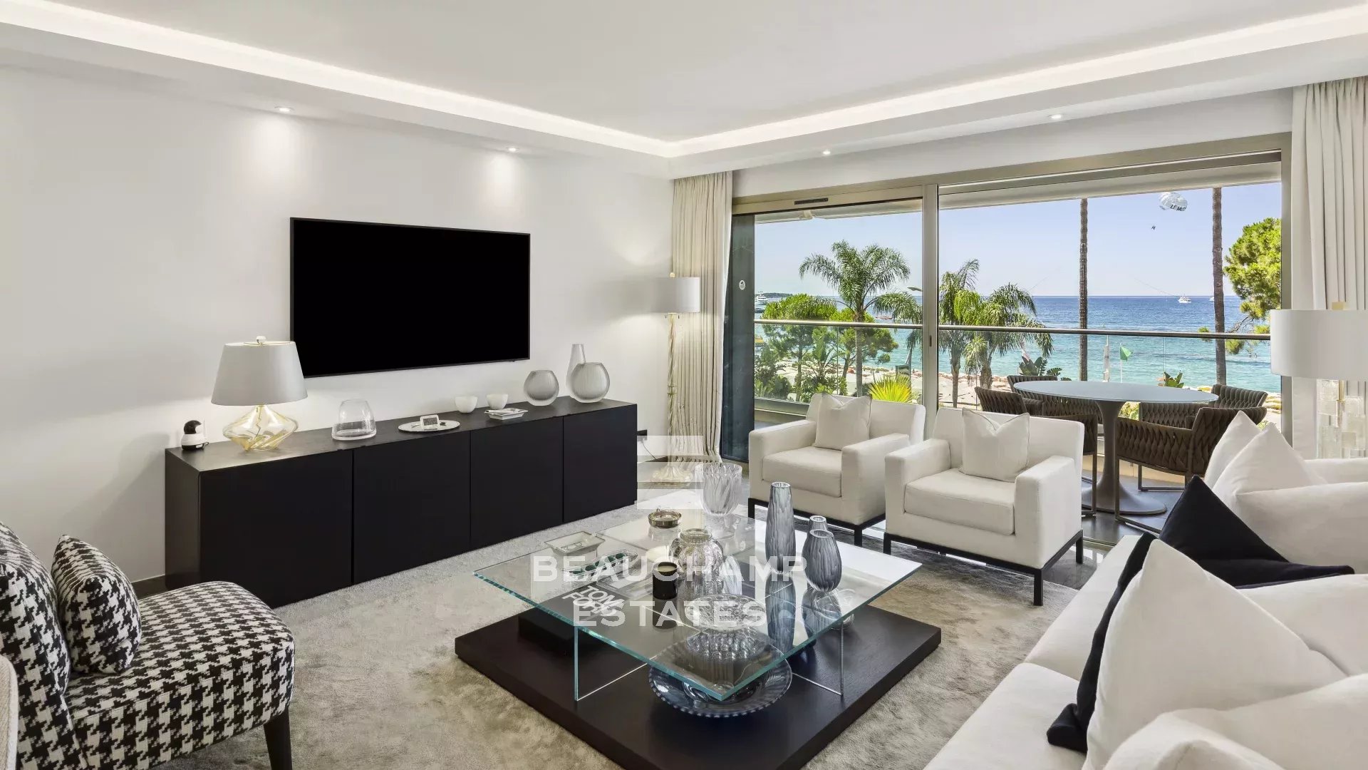 Appartement moderne avec vue mer panoramique - Croisette Cannes
