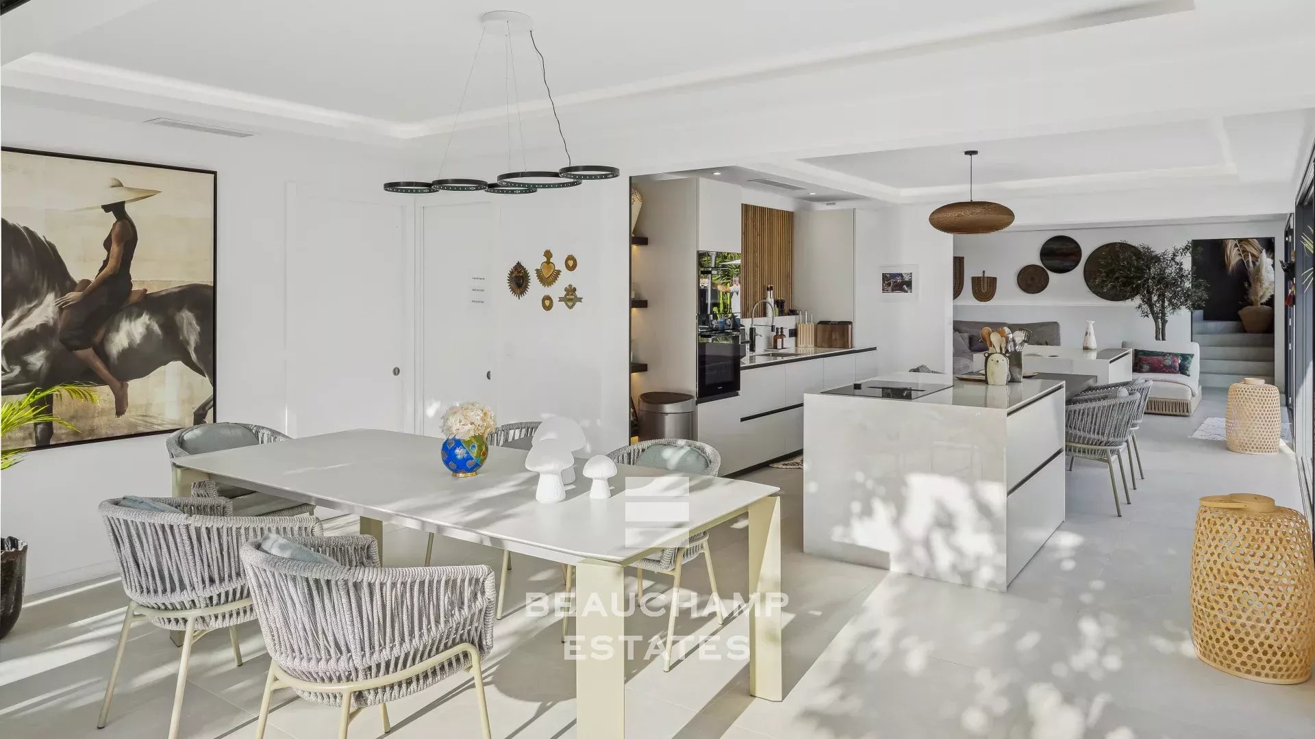 Villa contemporaine 4 chambres avec vue mer panoramique - Èze