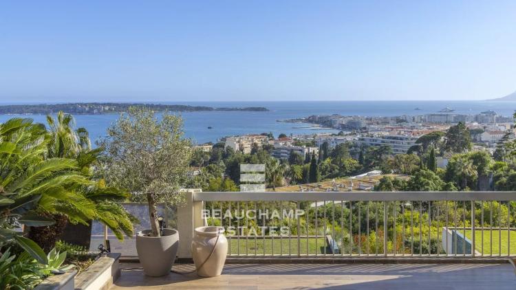 Penthouse 4 chambres avec vue mer - Cannes Californie