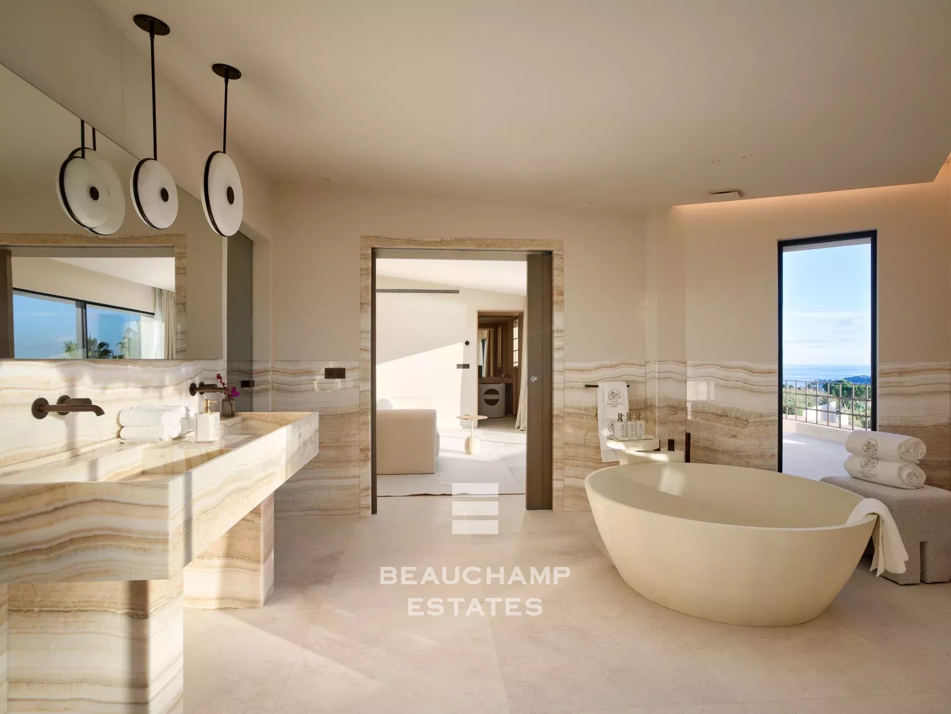 Villa contemporaine 6 chambres avec vue mer panoramique  – Saint-Jean-Cap-Ferrat