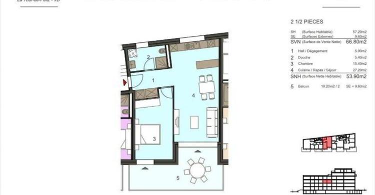 Appartement 2.5 pièces