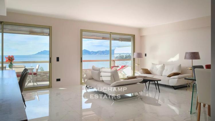 Cannes croisette - appartement avec vue mer panoramique