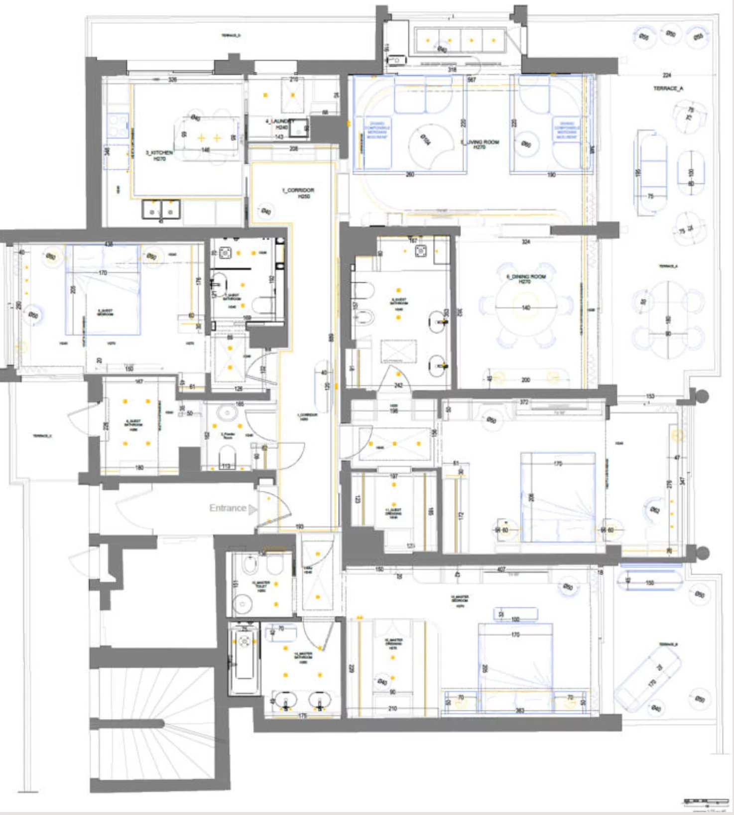 Superbe appartement de 3 chambres entièrement rénové avec des finitions de luxe