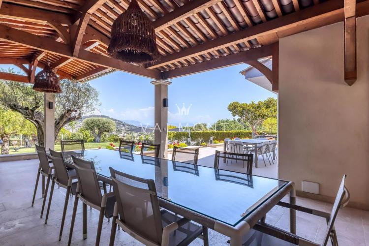 Super Cannes Vallauris renovated villa with panoramic views