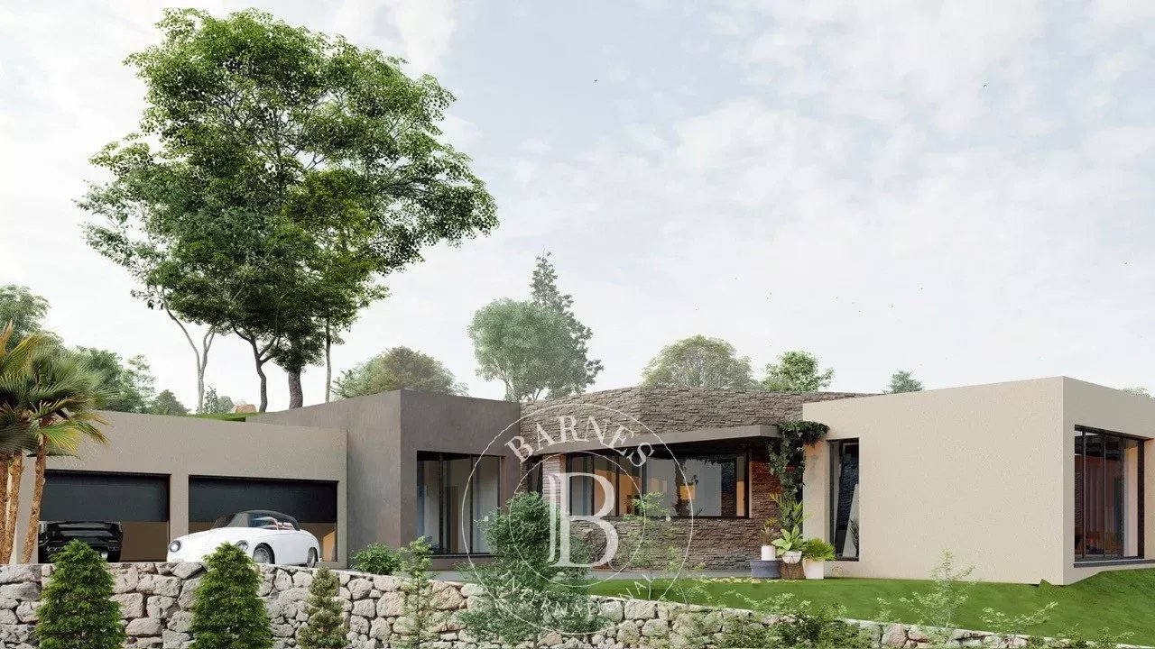 Biot - Terrain constructible 1798 m² - Vue mer époustouflante