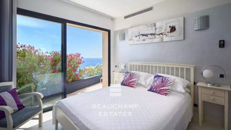 Villa contemporaine 4 chambres avec vue mer panoramique - Èze