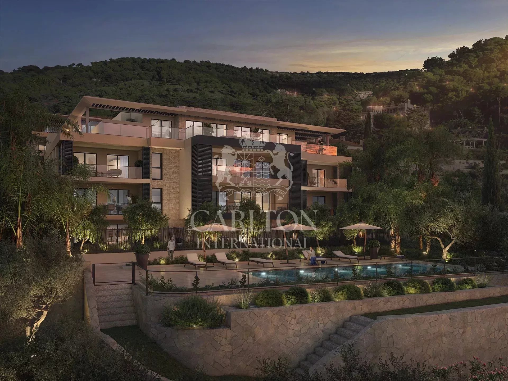 Appartement moderne avec piscine à Èze