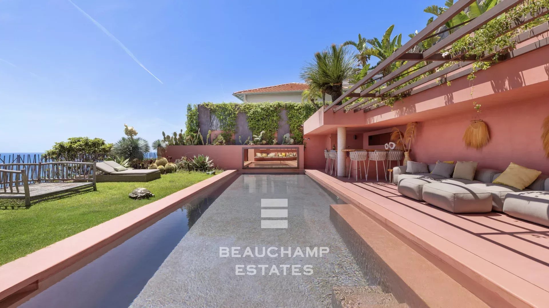 Villa contemporaine 5 chambres avec vue mer panoramique - Roquebrune-Cap-Martin