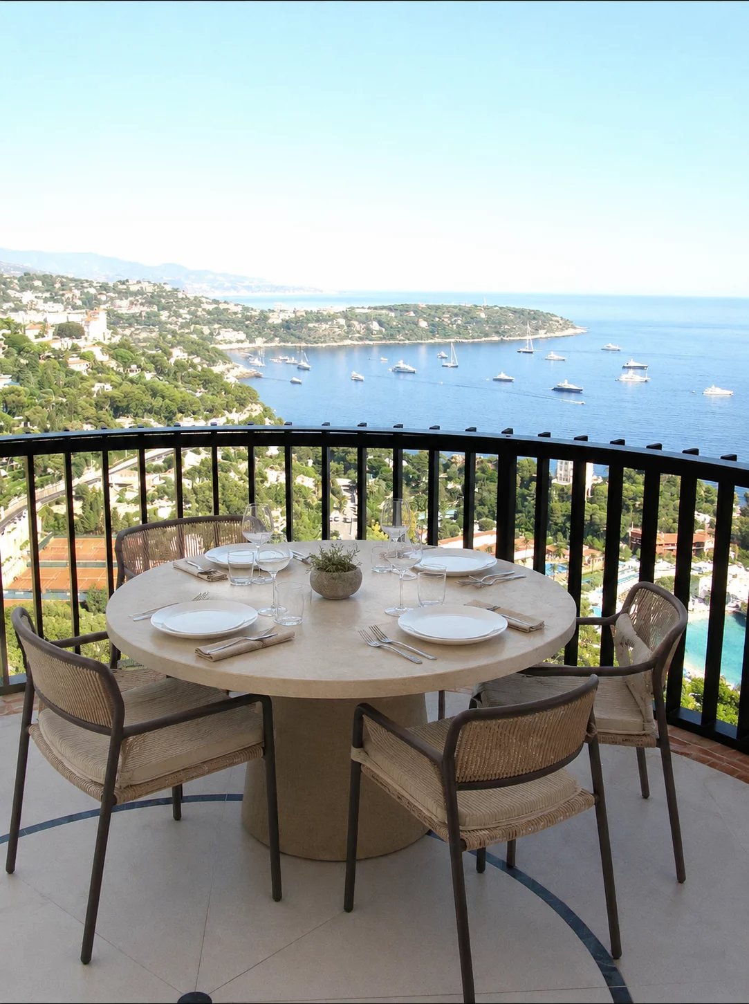 Duplex de 230 m² au dernier étage avec vue panoramique sur la merDuplex dernier étage