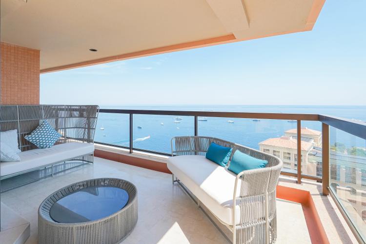 MONTE CARLO SUN - 3/4 PIÈCES RÉNOVÉ - VUE MER