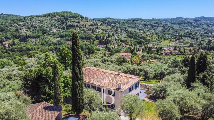 Grasse Saint-Jean - Bastide rénovée vue panoramique mer - 4 chambres