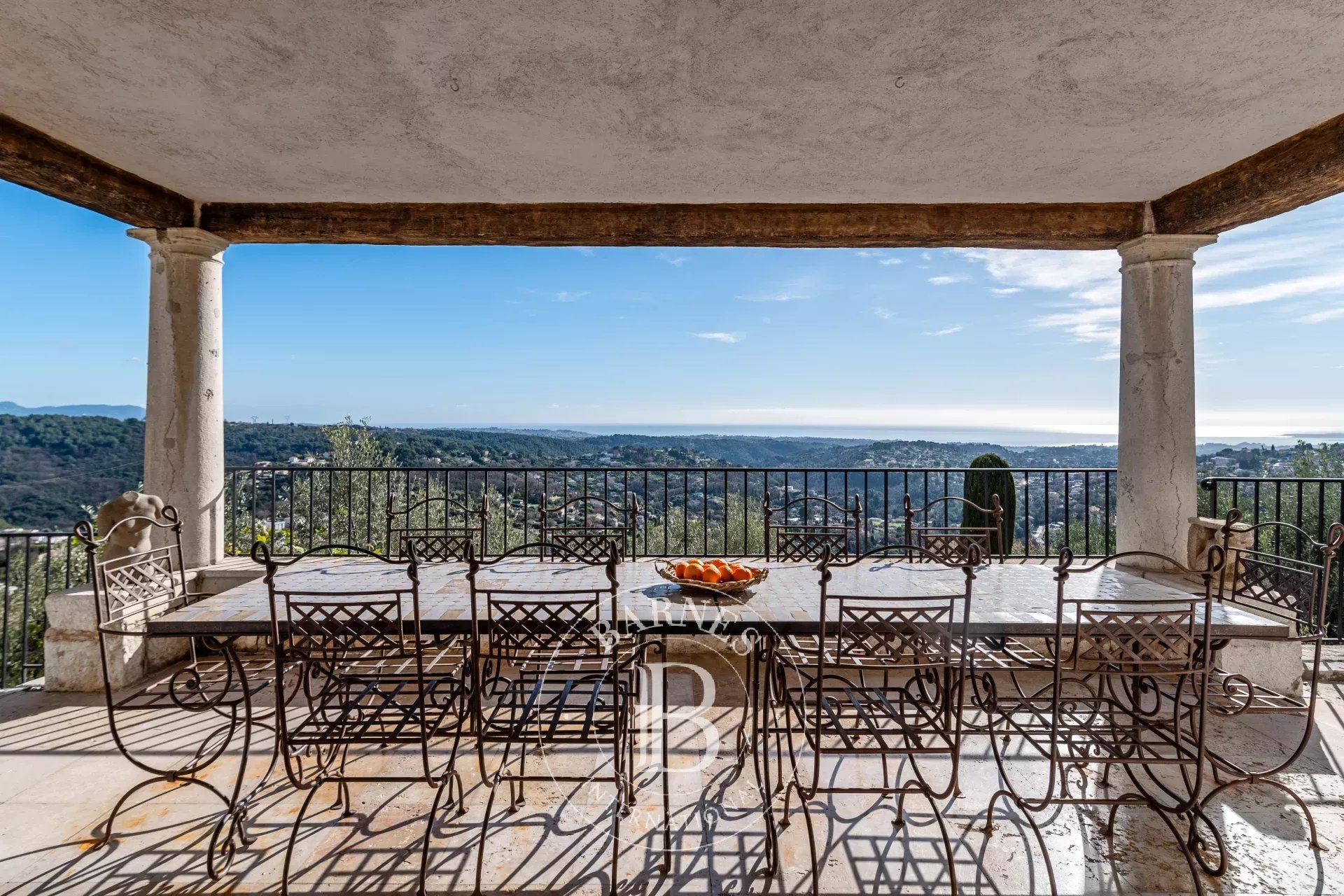 Vence - Exceptionnel mas en pierre avec vue panoramique mer et collines