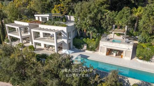 Villa contemporaine 5 chambres avec vue mer piscine chauffée et jacuzzi - Saint-Jean-Cap-Ferrat