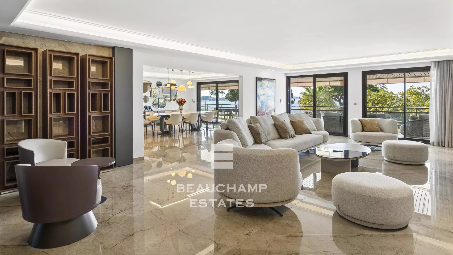 Appartement d'exception 5 chambres avec terrasse et vue mer panoramique - Cannes Banane