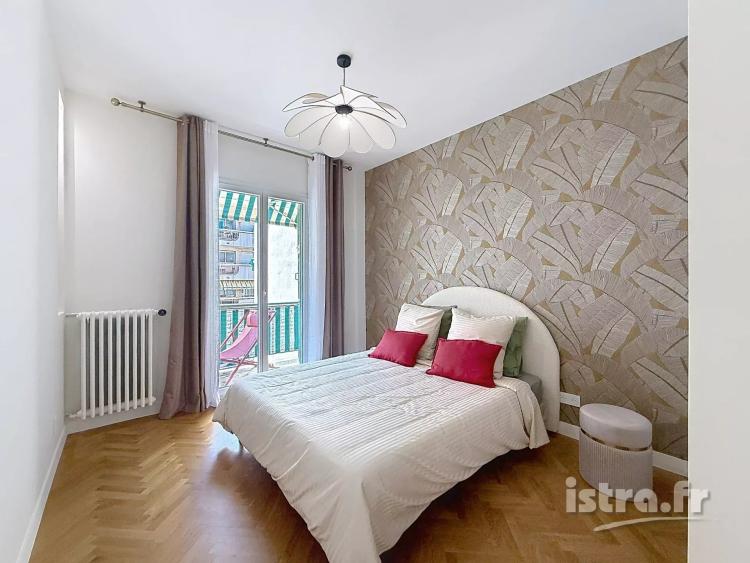 Nice Gambetta / Musiciens, 3 pièces rénové avec balcons