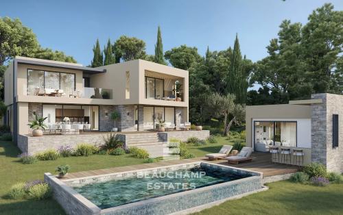 Projet : Villa neuve avec piscine - Mougins