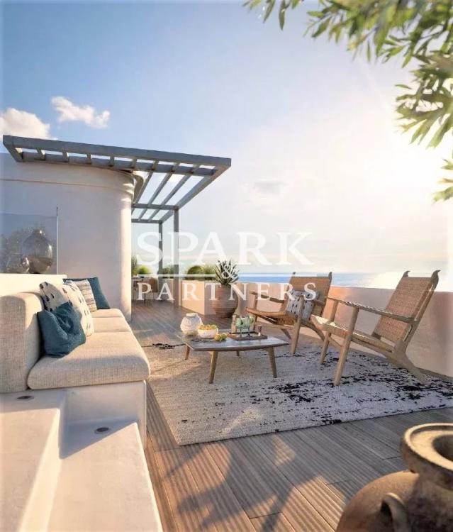 Monaco - La Rousse - Penthouse avec vue mer panoramique