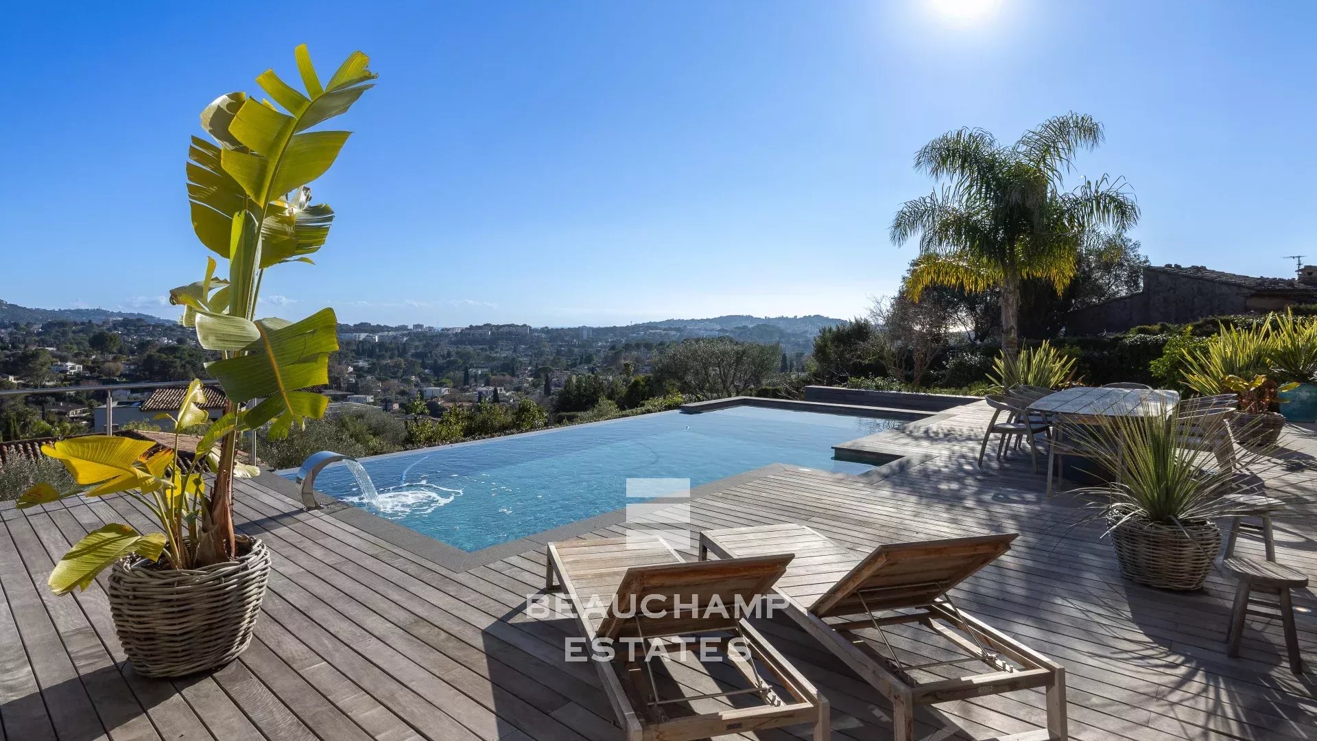 Villa contemporaine 3 chambres avec vue mer panoramique - Mougins