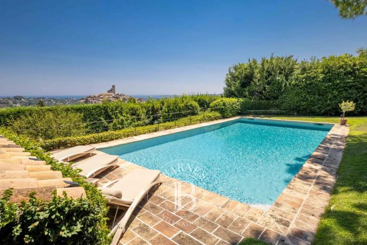 Saint-Paul-de-Vence – Propriété de charme avec vue panoramique au cœur d’un domaine sécurisé