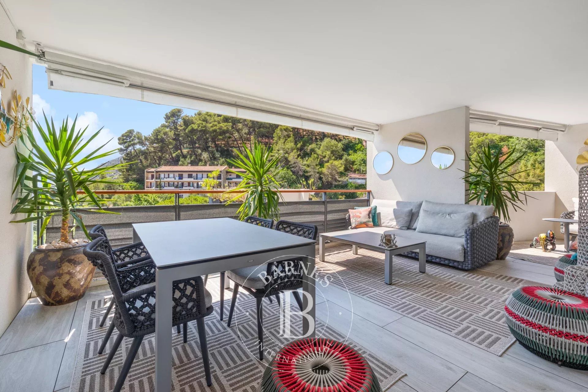 ÈZE – APPARTEMENT 4 PIÈCES – VUE MER – TERRASSES – SAUNA – DOUBLE GARAGE