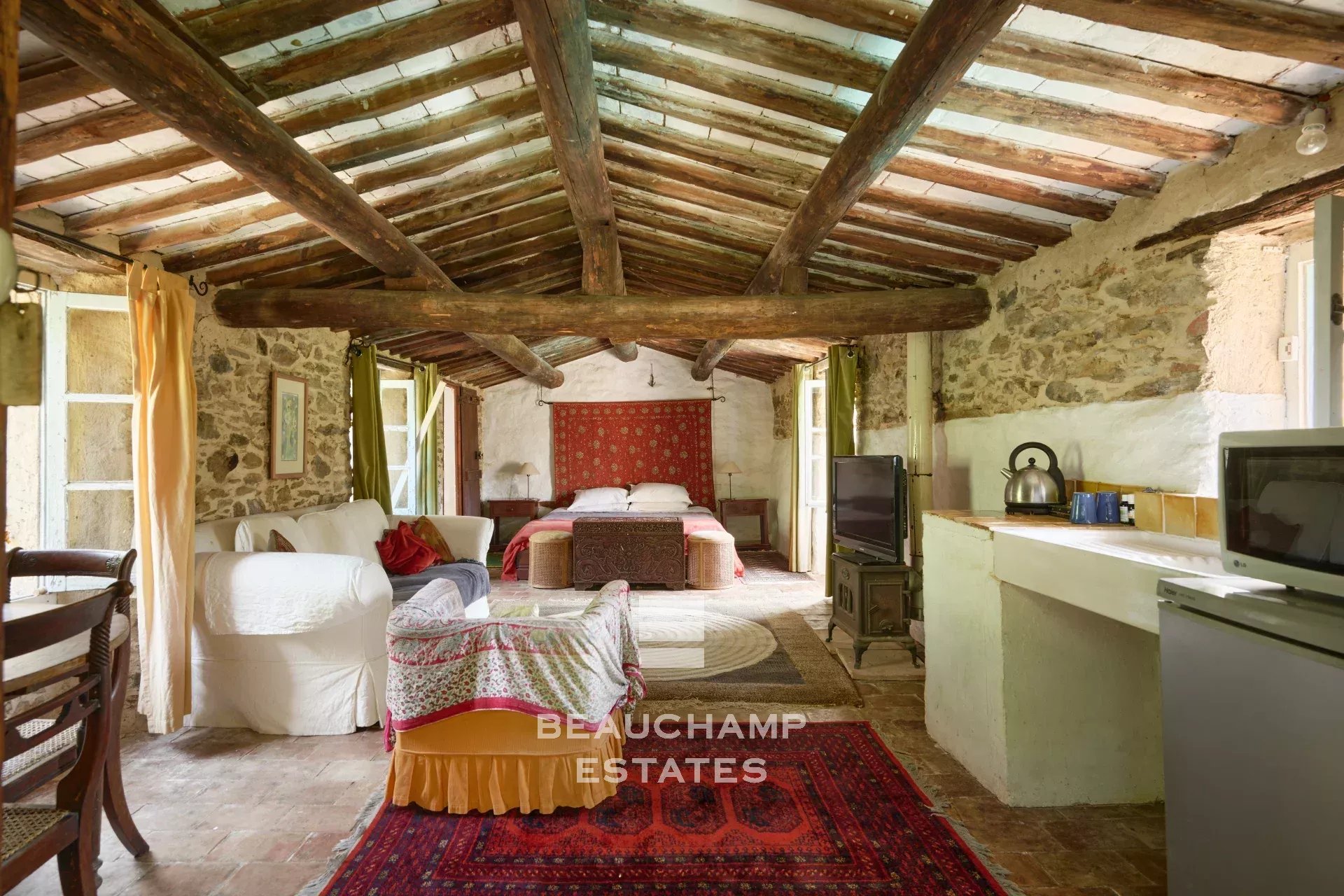 Propriété en pierre 9 chambres avec piscine et vue panoramique - La Garde-Freinet