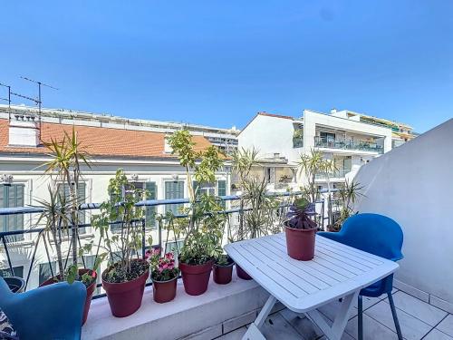 EXCLUSIVITÉ – CANNES BANANE – STUDIO - TERRASSE – 4e ÉTAGE – ASCENSEUR