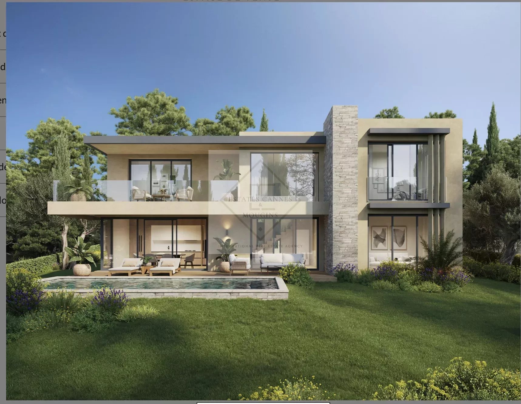 VILLA CONTEMPORAINE – EMPLACEMENT PRIME À MOUGINS