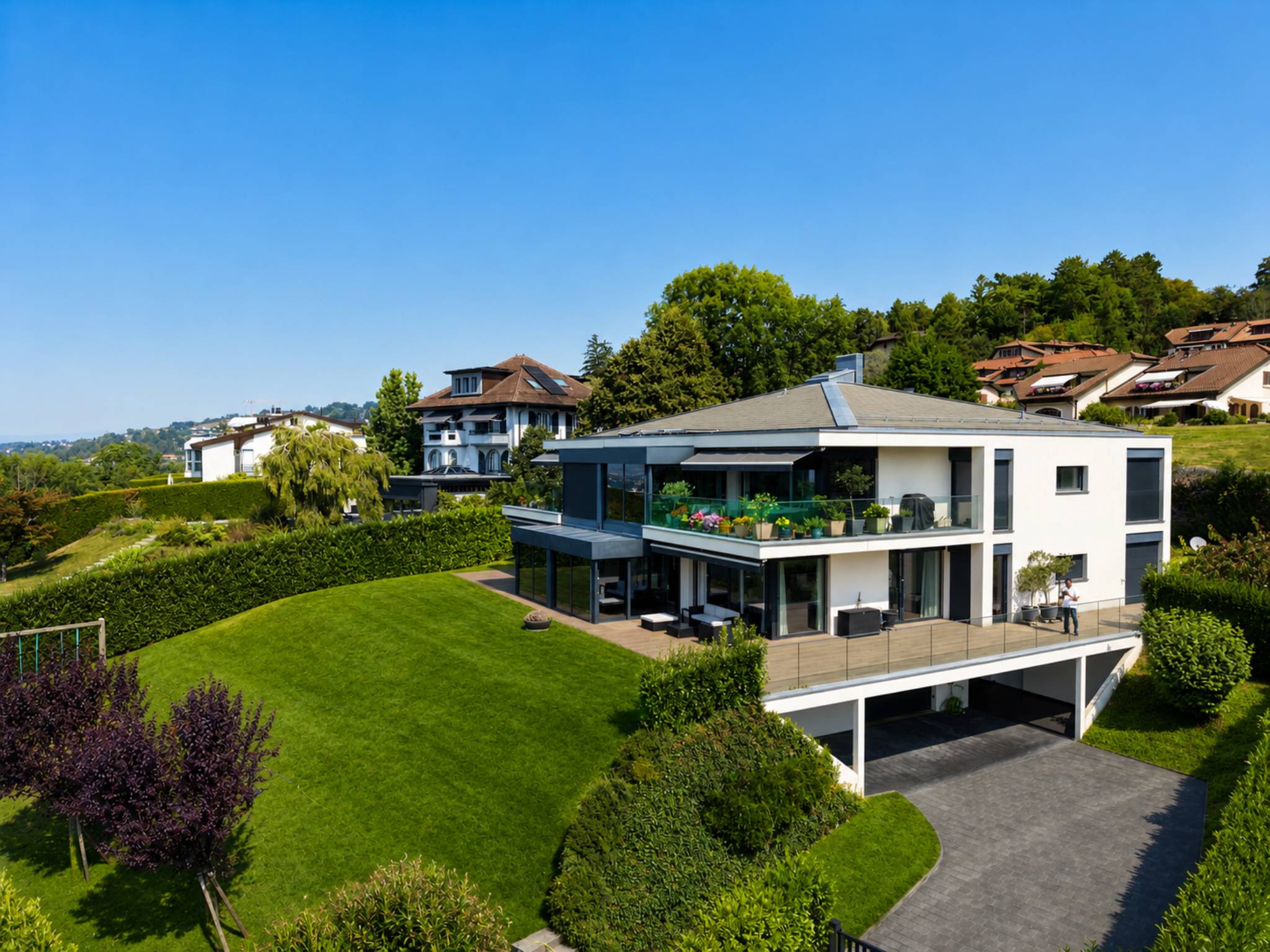 Appartement de standing de plus de 360 m2 avec vue sur le lac