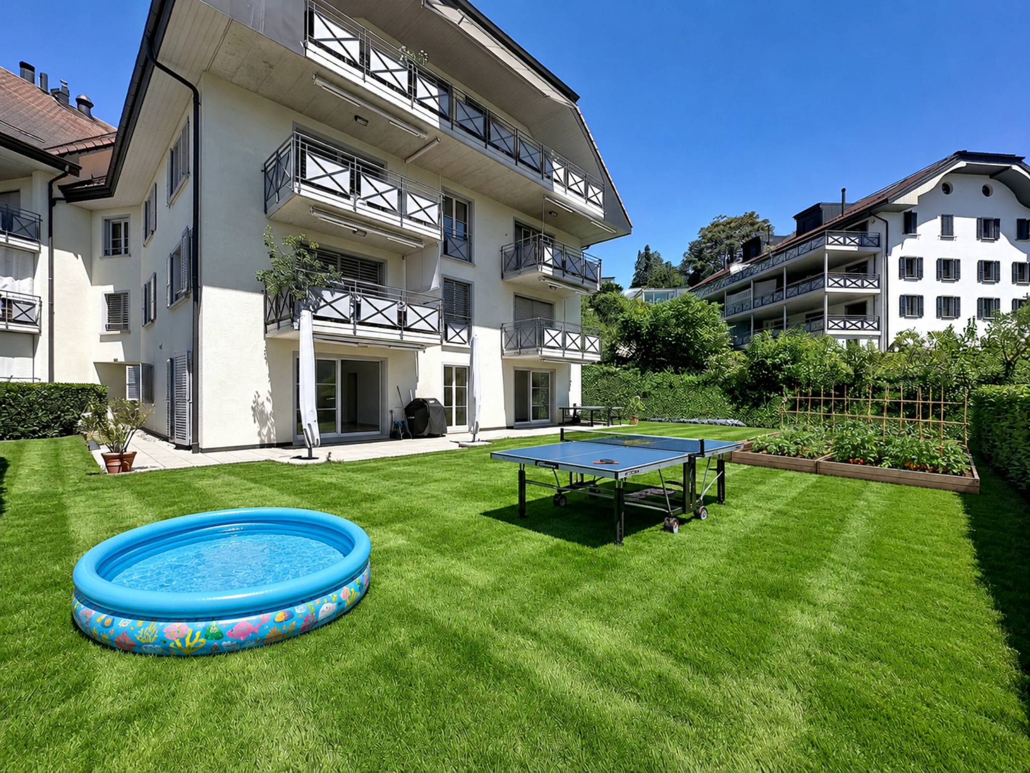 Spacieux appartement de 5.5 pièces avec terrasse et grand jardin