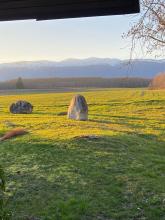 Villa de plain-pied avec vue dégagée sur la commune de Collex-Bossy.
